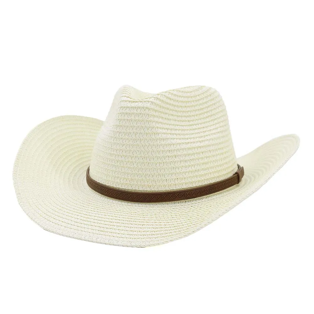 Унисекс летние шляпы от солнца, ковбойская шляпа, Мужская джазовая пляжная соломенная шляпа, пляжные солнцезащитные козырьки, кепки, Панама, мужские летние кепки