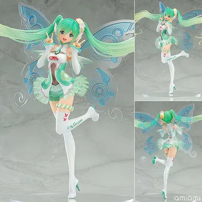 

23cm 2017 Racing Miku Tony Driver Doll Resin Action Collectible Toy Sexy Figure