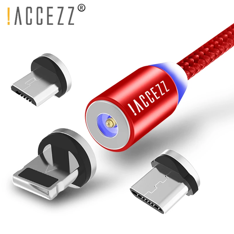 

!ACCEZZ Magnetic Usb Charger Cable For Samsung Huawei Sony Charging Cables For Redmi LG Android Phone Micro Usb Charge Cord 1 2M