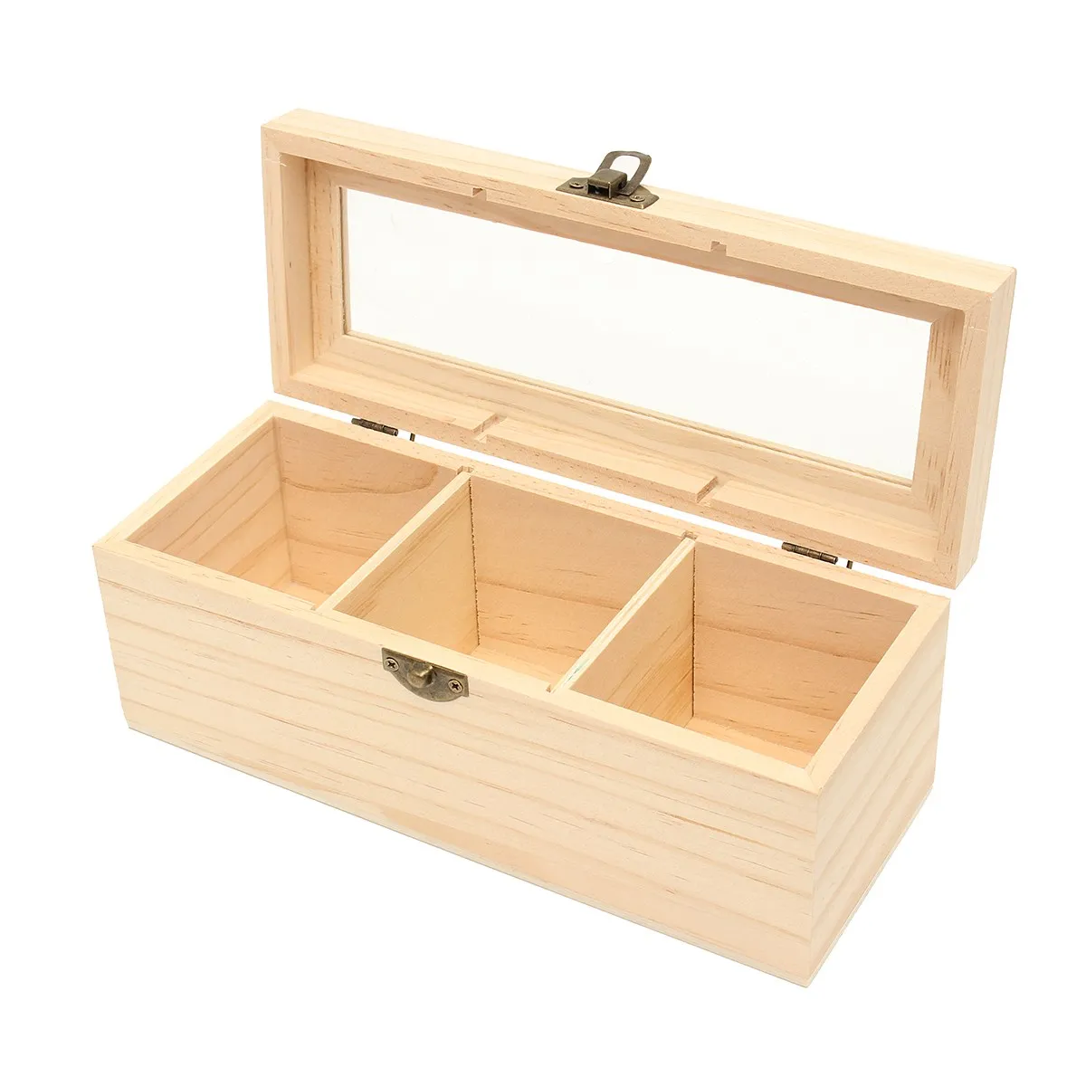 Antiguo 3 Compartimentos De Madera Caja De T Caja De Lata Tapa De ~ Cajas De Madera Con Tapa De Cristal Antiguo 3 Compartimentos De Madera Caja De T Caja De Lata Tapa De ~ Cajas De Madera Con Tapa De Cristal