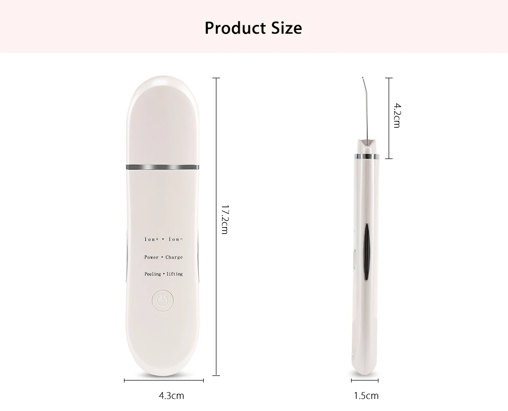Miqmi Nova Tecnologia Facial Cleaner Peel Vibração Remoção Cravo Esfoliante Poro Rosto Beleza Equipamentos 2020 12 Utensílios de cuidado facial