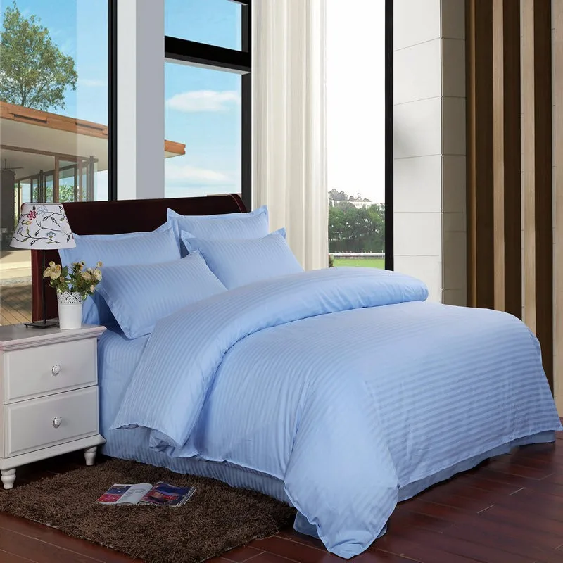 Cotton Satin striped bedding sets