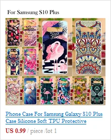 Stand Flip Leather Case For Samsung Galaxy Note 10 Plus 3 5 9 Note3 Note III Note4 Note10 Wallet Case PU Painted Bags Fundas