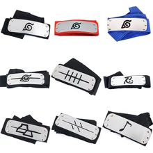 18 стилей Наруто головные уборы Акацуки itachi заставка костюмы для косплея аксессуары реквизит Какаши Учиха Саске Аниме Реквизит