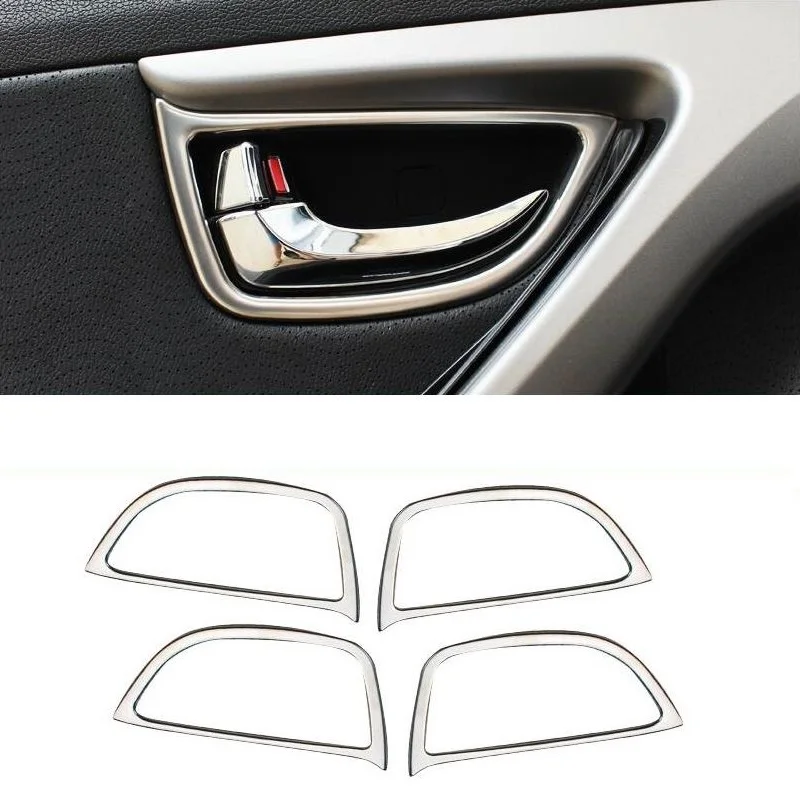

Door Handle Interior Excent Automovil Automobile Auto Protecter Covers Mouldings Accessories 12 13 14 15 16 FOR Hyundai Elantra