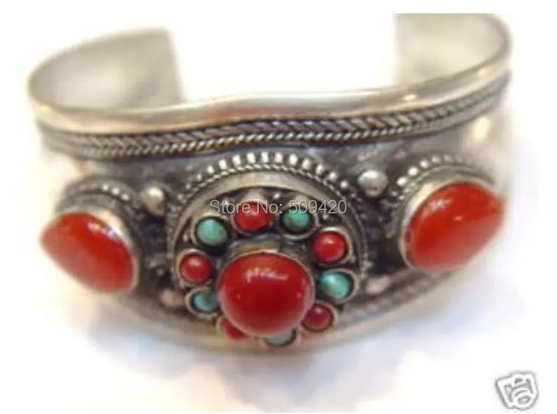 

XFS2654>>Charming Jewelry Tibet Silver Bracelet Cuff et