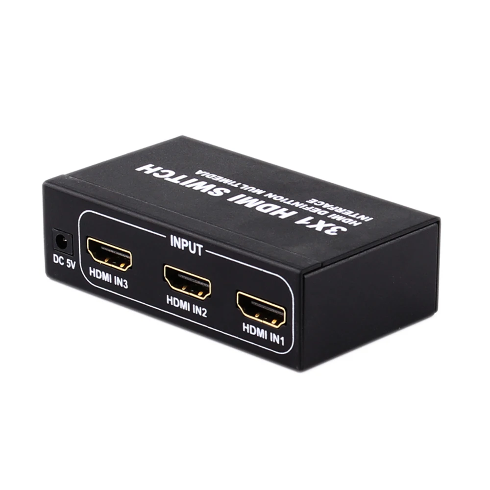 HDMI коммутатор 3 Cut 1 Three In Out HD TV видео поддерживает 1080P 3D Kvm переключатель Hdmi
