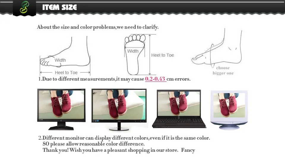ITEM SIZE