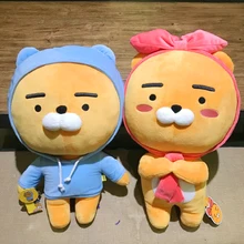 60cm soft Kakao Friends Ryan Lion Plush Toy Stuffed Kawaii Animal Cartoon Doll Cute Cocoa Kids Children Lover Valentine’s Gift