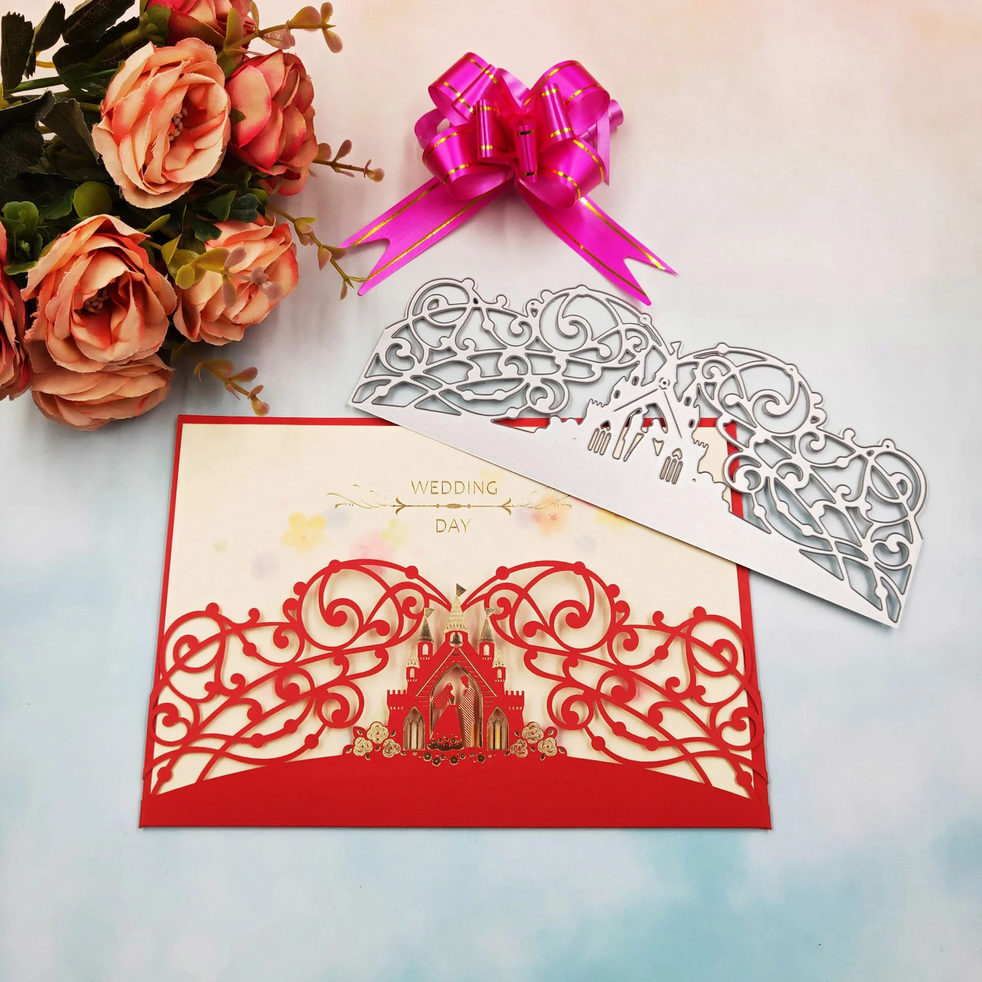  Wedding Invitation Metal Cutting Dies For DIY Scrapbooking Album Paper Cards Decorative Craft Embos - 4.00003E+12