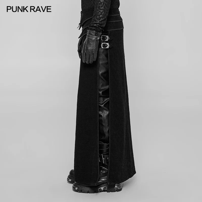 New Punk Rave Gothic Party Retro Palace Japanese Cosplay Men's Skirt Pants Emo Performance Victorian WQ371