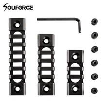 3/5/7 слотов Picatinny Алюминиевый рельс набор и винты для Keymod направляющая для ствольной накладки винтовка крепление аксессуары(3-слот, 5-Слот, 7-слот