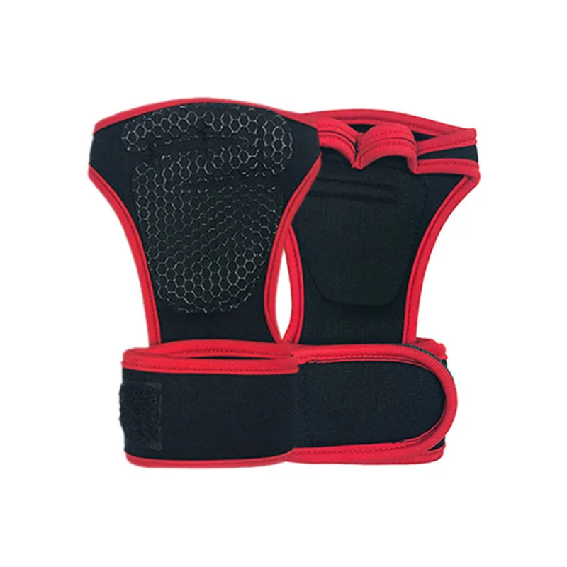 Новые спортивные перчатки для занятий тяжелой атлетикой для тренировки, бодибилдинга Спортивные Перчатки для фитнеса для велоспорта - Цвет: Красный