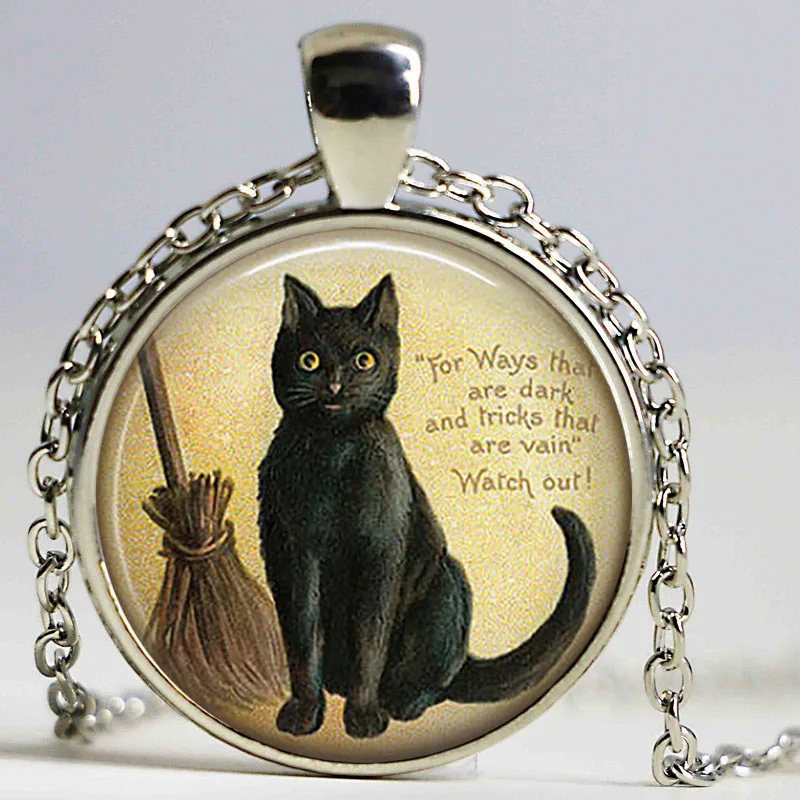 Pendentif Chat Noir Avec Balai En Verre Bijoux Chaton Vintage Citation De Chat Noir Cabochon Aliexpress Pendentif Chat Noir Avec Balai En Verre Bijoux Chaton Vintage Citation De Chat Noir Cabochon Aliexpress