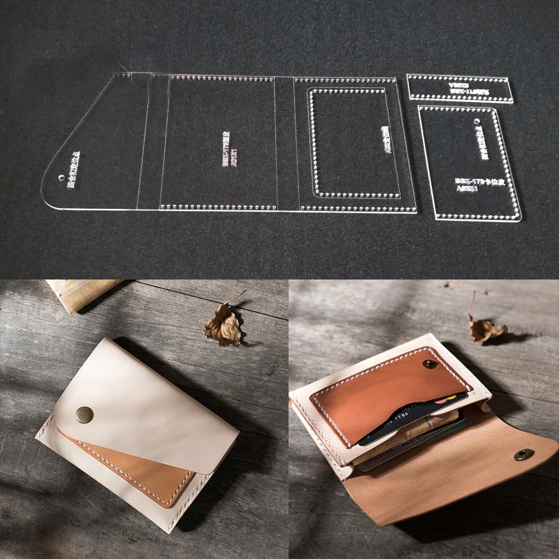 DIY кожа ручной работы ремесло женская сумочка кошелек швейный Узор Акриловый
