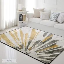 Nordic синий серия большой размер ковер 160x230 см прикроватный гостиная спальня коврик на заказ Печатный бархатный нескользящий коврик