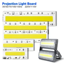 SMD COB чип мяч AC 220 V Светодиодный светильник чип высокой мощности 30 Вт 50 Вт 70 Вт 100 Вт 150 Вт светодиодный лампы с умная ИС(интеграционная схема) белый/теплый набор «сделай сам» для прожектора заливного света
