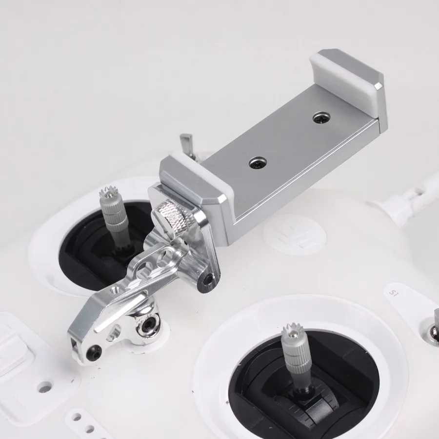 CNC Aluminum Alloy Remote Controller Bracket Mobile Phone Holder For DJI Phantom 3 Standard Mount Stretch Bracket Clip