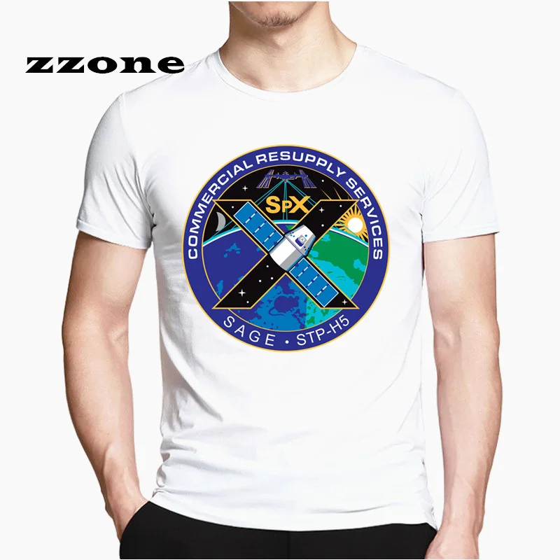 Spacex Графический Футболка для мужчин и женщин футболки повседневное Забавный дизайн популярные занять Марс пространство X Футболка HCP4538 - Цвет: HCP4538N