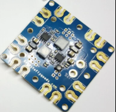 

Power Distribution Board With 2 way BEC(1x 5V3A, 1x ADJ-StepDown. 3A) and APM/PIX Power Module 50x50mm