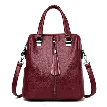 

Ladies Fashion Zipper PU Leather Tote bags Women's Famous Brands High Quality Shoulder Crossbody Bag Black Female Messenger Bags