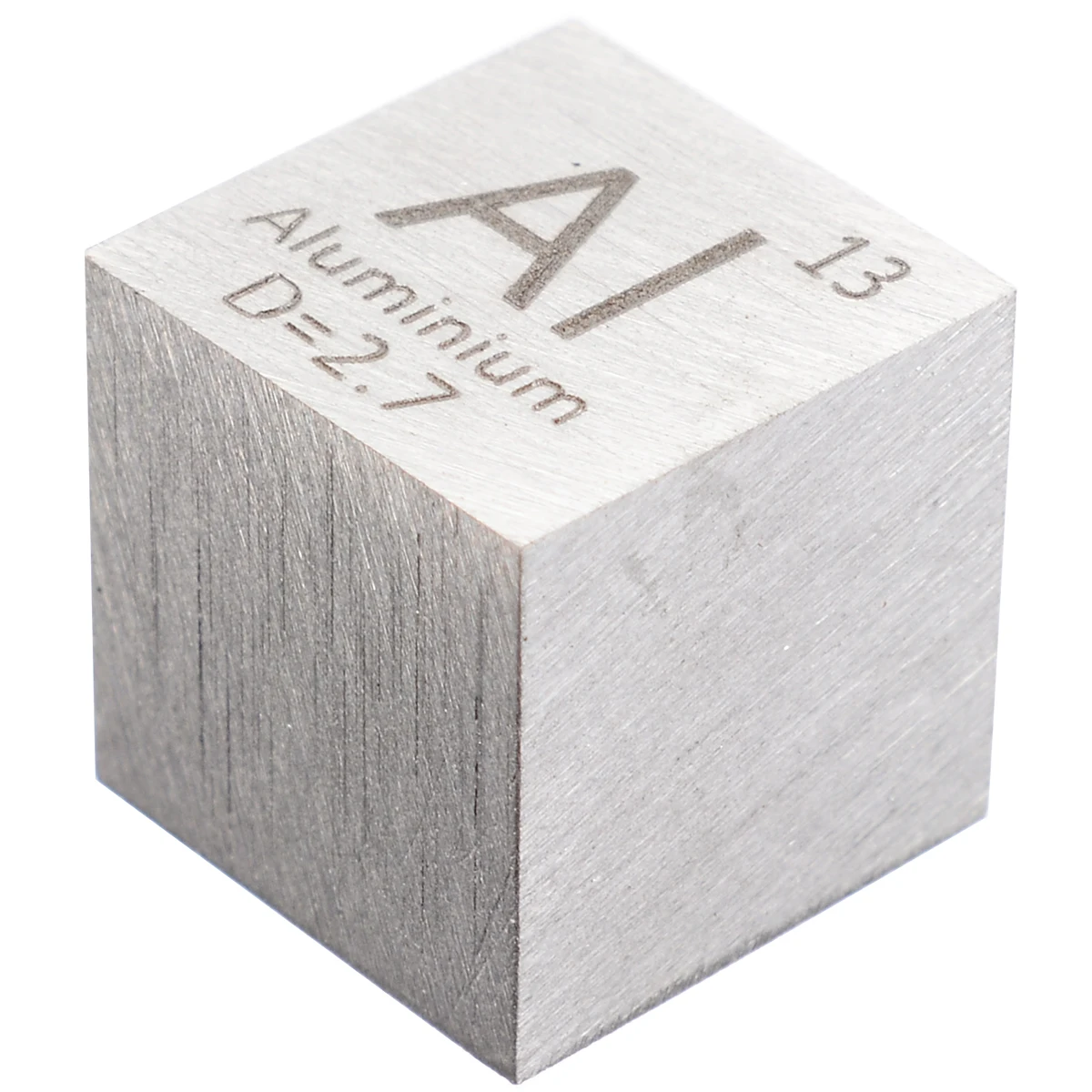 New 99.99% High Purity Aluminum Alloy 10mm Cube Carved Element Periodic Table Mayitr Cube Aluminum