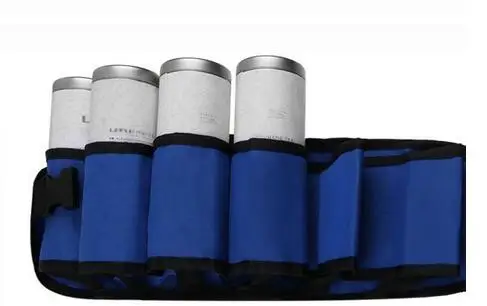 Открытый скалолазание Кемпинг Пешие Прогулки 6 пакет кобура портативный бутылка поясная пивная поясная сумка удобная бутылка для вина держатель для напитков - Цвет: Blue