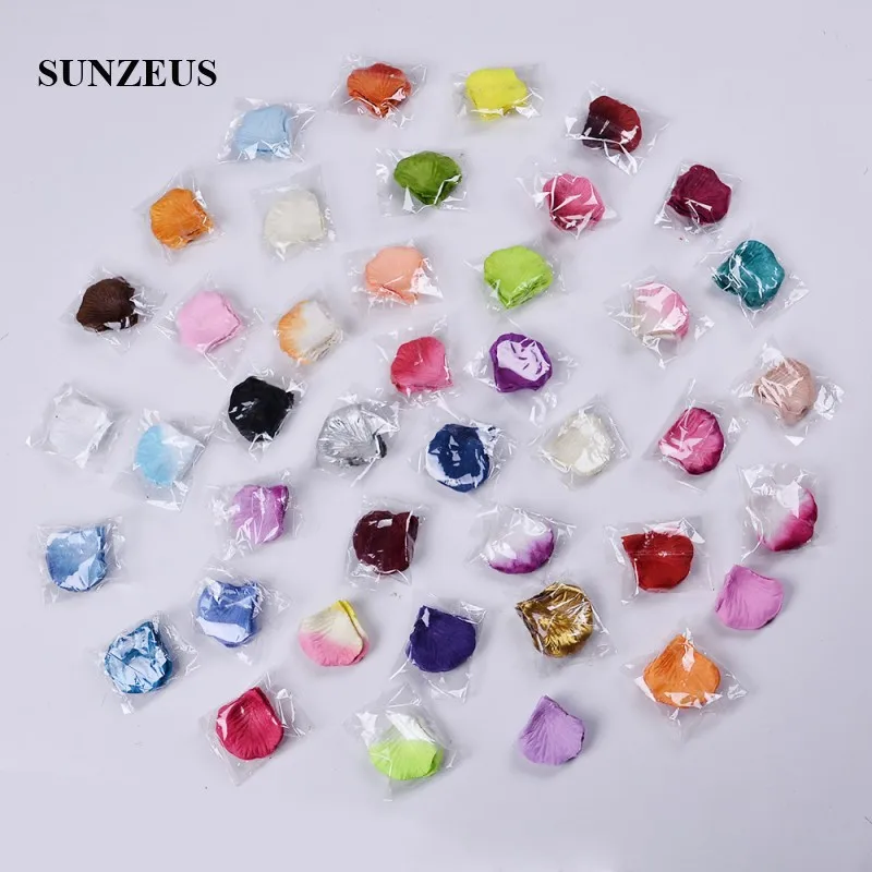 

Gradient Artificial Petals for Wedding Color Mixture Rose Petals Party Event Decoration Flowers Charming Mariage bruiloft SR03