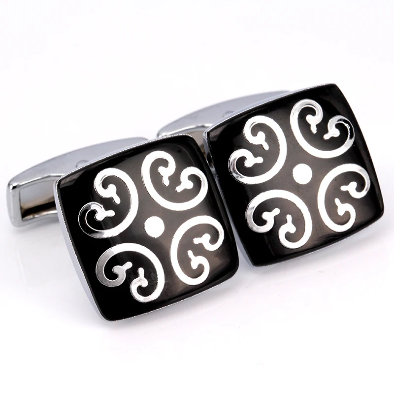 

WN Cufflinks retail classic decorative pattern of male "bling" business shirts cufflinks Christmas gift free shipping