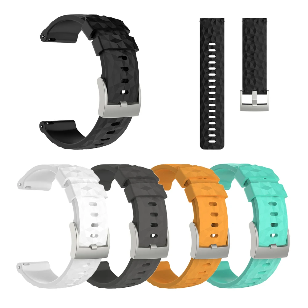 

Silicone Watchband for SUUNTO 9 and Suunto Spartan Sport Wrist HR Baro Smart Watch Watchbands Wrist Strap Replacement