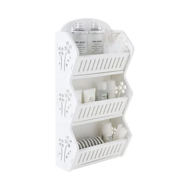 

Bathroom Multi-layer Storage Rack Wall Shelf Cosmetic Toiletries Sundries Storage Holder Spice Kitchen Organizer Storage Tools