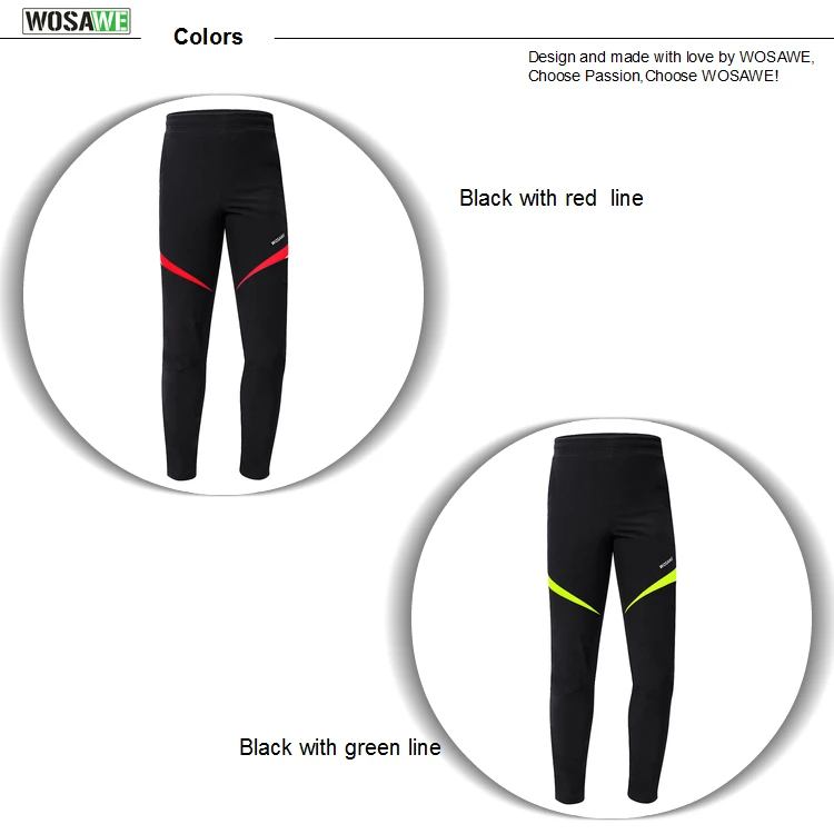 WOSAWE для мужчин s для женщин тепловые штаны для велоспорта зимние ветрозащитные колготки для мужчин гоночный цикл теплые брюки