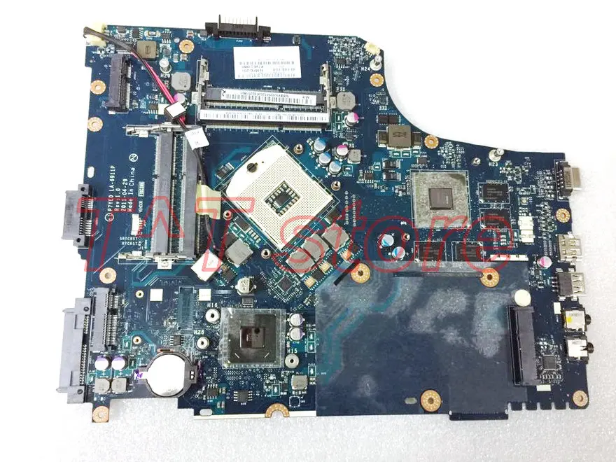 

original 7750 7750G motherboard MBRH902001 P7YE0 LA-6911P 4 ram port 2GB graphics memory DDR3 mainboard TESTED GOOD