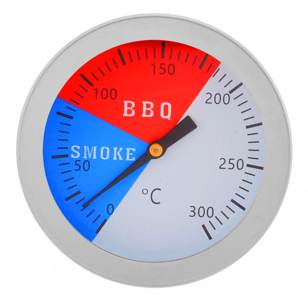 Stainless Steel Temperature Gauge BBQ Smoker Grill Thermometers 300 Degrees Thermometer Mayitr Barbecue Thermometer