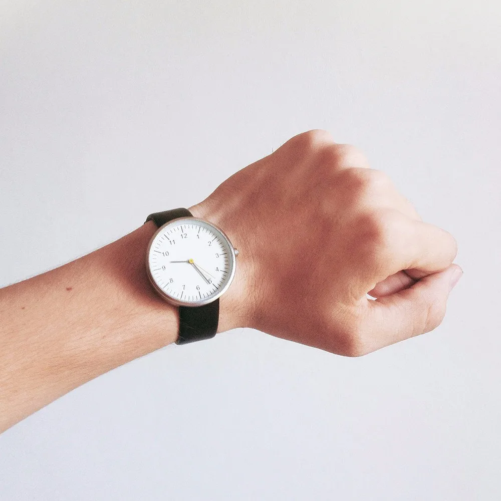 Minimalist Watches Design Japanese Quartz Movement Genuine Leather