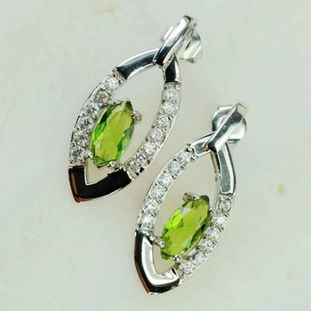 安い Shunxunzeジュエリーイヤリングクリスマス女性のためのホットピンクブルーペリドットモルガナイトブルーキュービックジルコニアロジウムメッキR879 R881 R883 R885