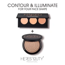 2017 Brand HERES B2UTY PROMOTION SET concealer+bronzer/high lighter Soft Matte V Shape Choose color you like