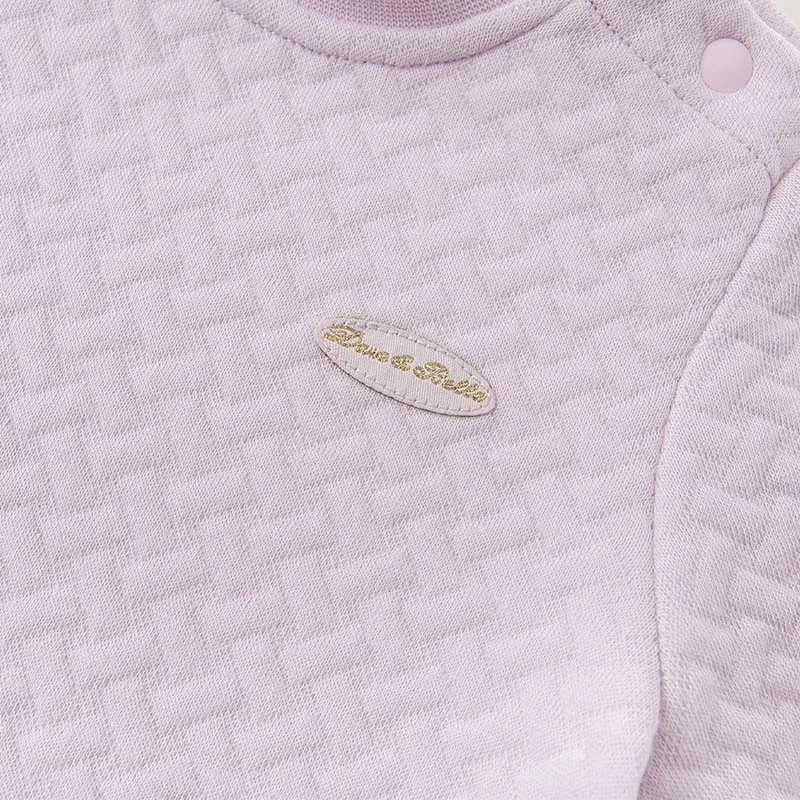 DB6058 dave bella/осеннее нижнее белье для новорожденных; детские пижамы; детская повседневная одежда для сна