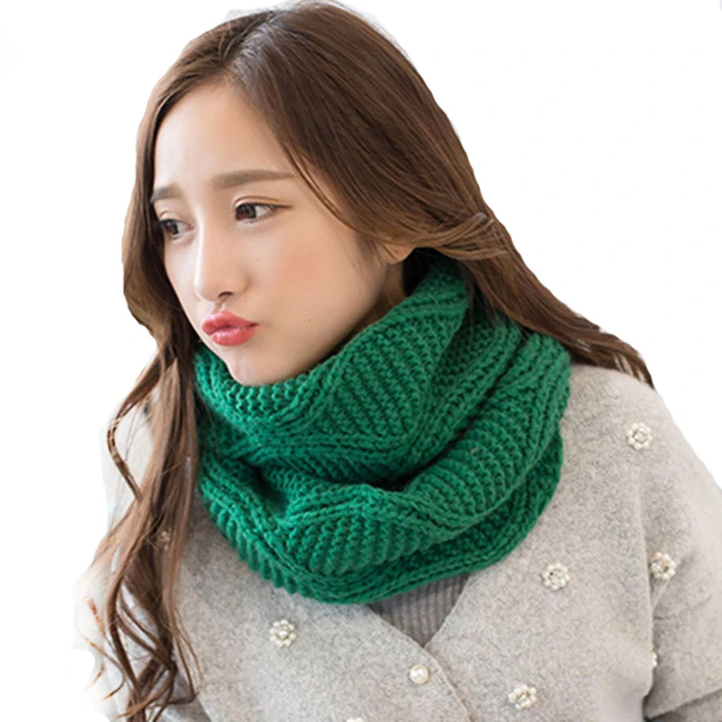 2017 invierno cable anillo bufanda mujeres bufanda infinito de punto amantes Masajeadores de cuello Circle scarf wraps cuello Bufandas unisex bufandas|knit infinity scarf|ring scarf womenscarf unisex - AliExpress