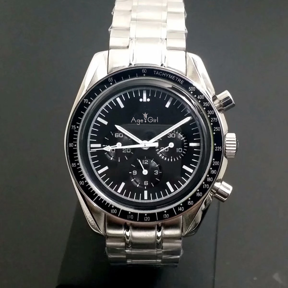 

Luxury Brand New Men Automatic Mechanical Watches Speed Racing Luminous Ceramic Bezel Crystal Sapphire Gent Black Leather AAA+