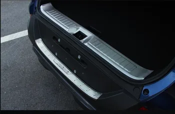 

Stainless inner& Outer Rear Bumper Protector Scuff Plate Cover Trim 2pcs Threshold for Renault Kadjar 2016 2017