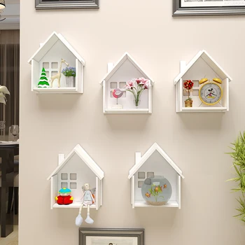 

OUSSIRRO Creative Home Decoration frame shelf storage carrier Storage rack partition Pylons Wall Hanging