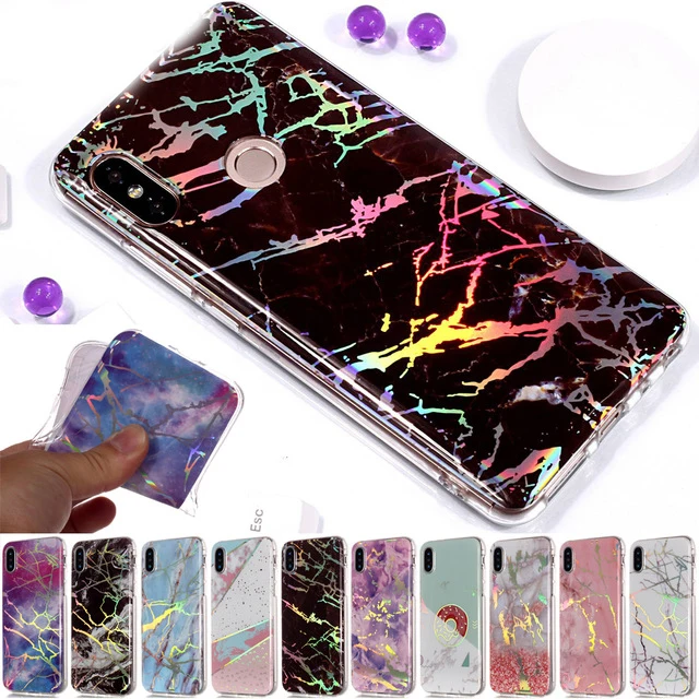 

For Xiaomi Redmi 4X 5A 5 Plus Simple Marble TPU Cases Scrub Case for Redmi Note 5 Pro Protective shell For iphone 7 Case 4S B02