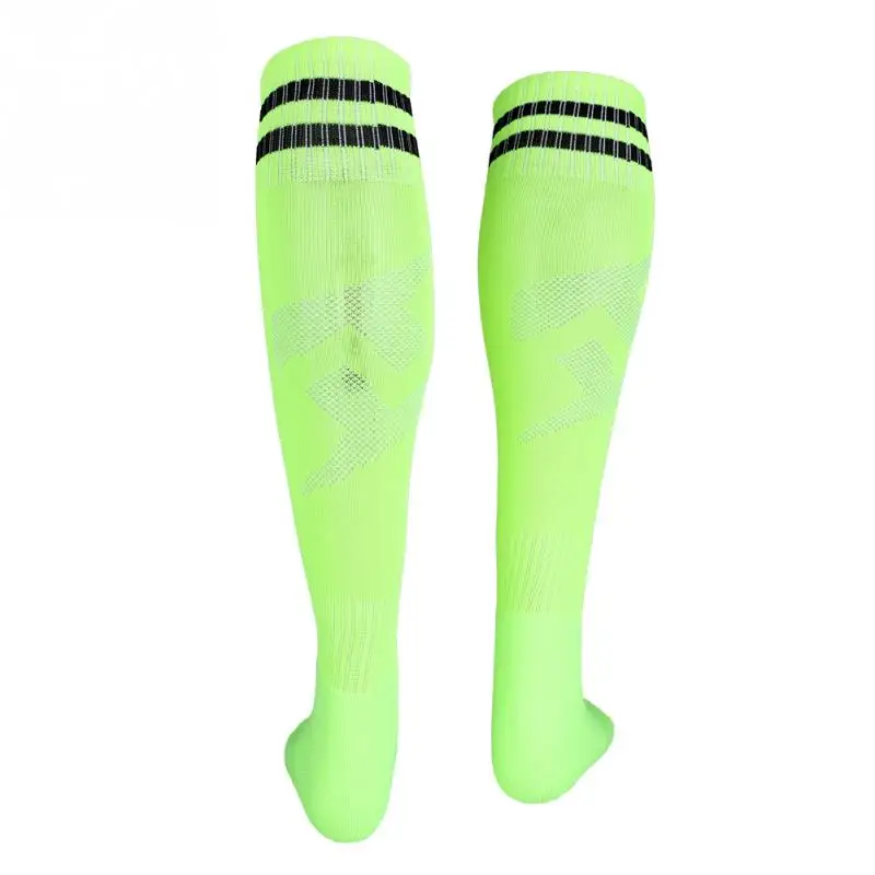 1 пара 5 цветов взрослые эластичные футбольные спортивные длинные носки выше колена чулки