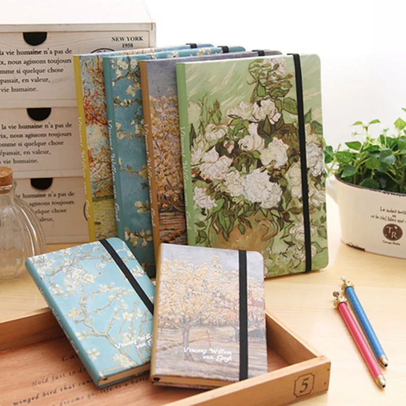 

JOUDOO Vintage Van Gogh Oil Painting Notebook A5 A6 Paper Journal Diary Skethbook School Office Supplies Note Book Papeleria