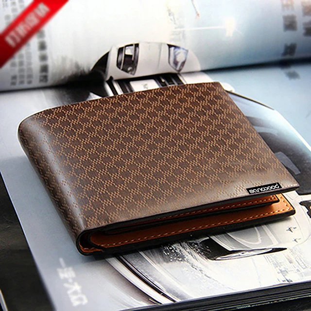 Luxury High Quality Wallet Mens Soft Leather Bifold ID Credit Card Designer