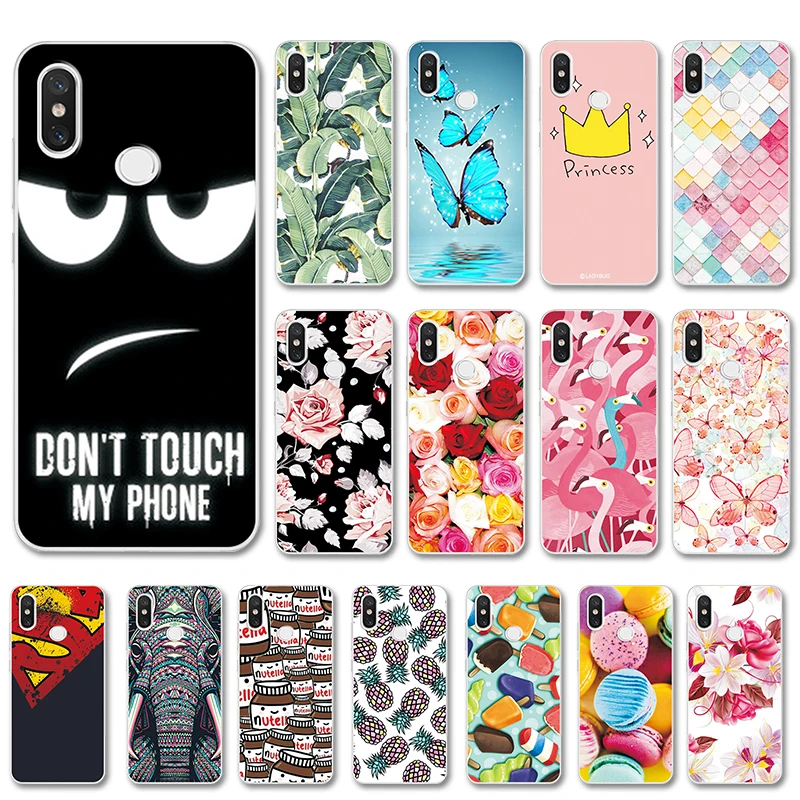 

For Redmi Note6 Pro Various Painted Cute Phone Case Soft Capa Fundas For Xiaomi Redmi Note 6 Pro Back Cover Shell Coque