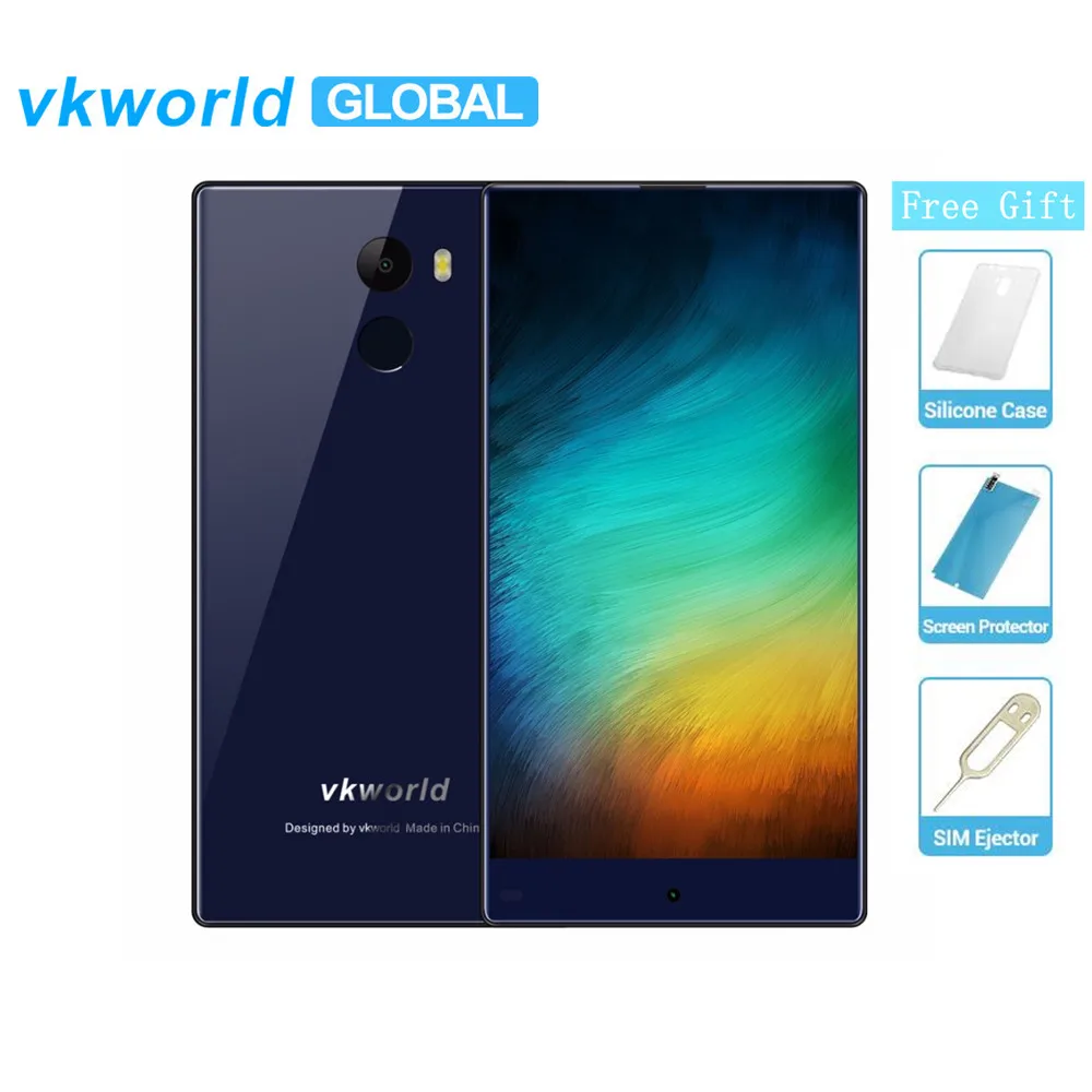 Vkworld Mix смартфон с 5 дюймовым дисплеем четырёхъядерным процессором MTK6737 ОЗУ 2 Гб