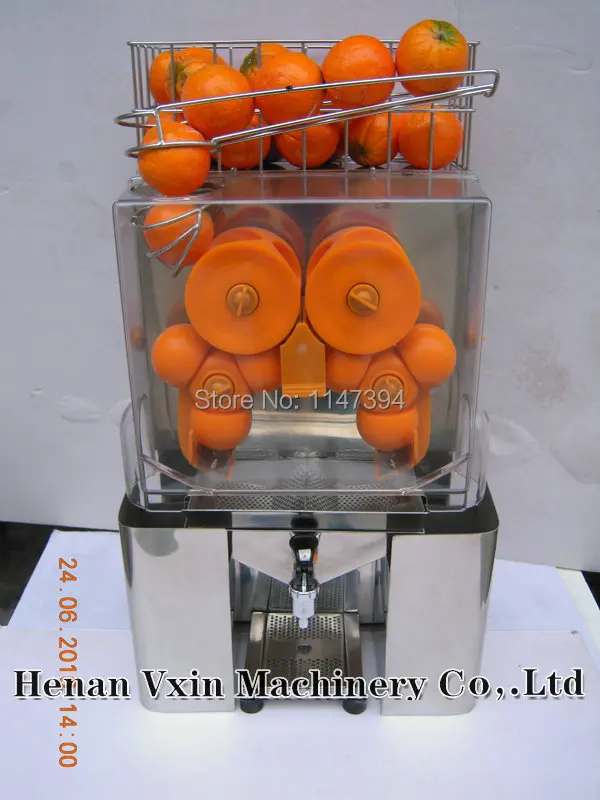 

stainless steel electric orange juicing machine| 220v 110v orange juicer | orange press 2000E-1 orange juicer with tap