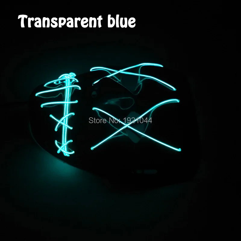 transparent blue